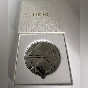 Dior Silver Compact Mirror NIB